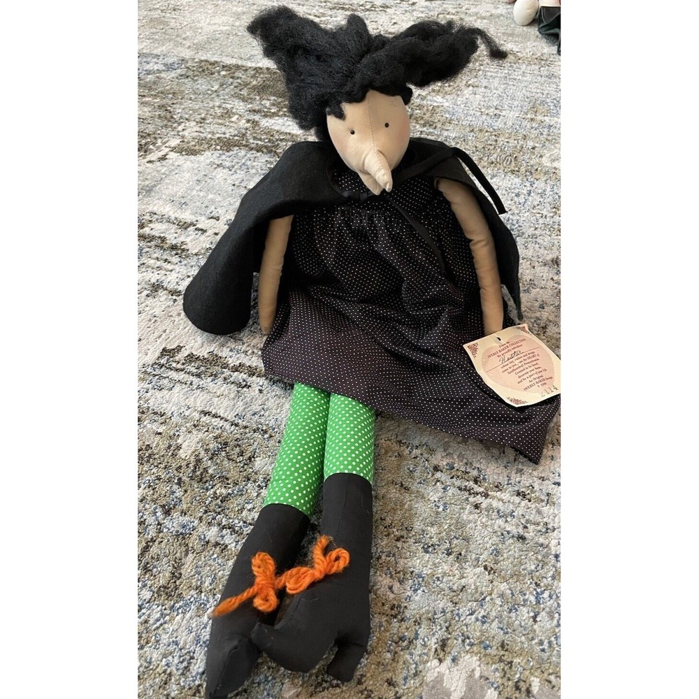 VTG Overly Raker Hester shelf sitter halloween witch 1990 Number 2114 RARE HTF